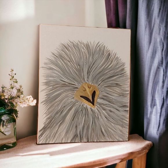 Silkie chicken painting  Help support my chicken farm 🚜 - Picture 1 of 7